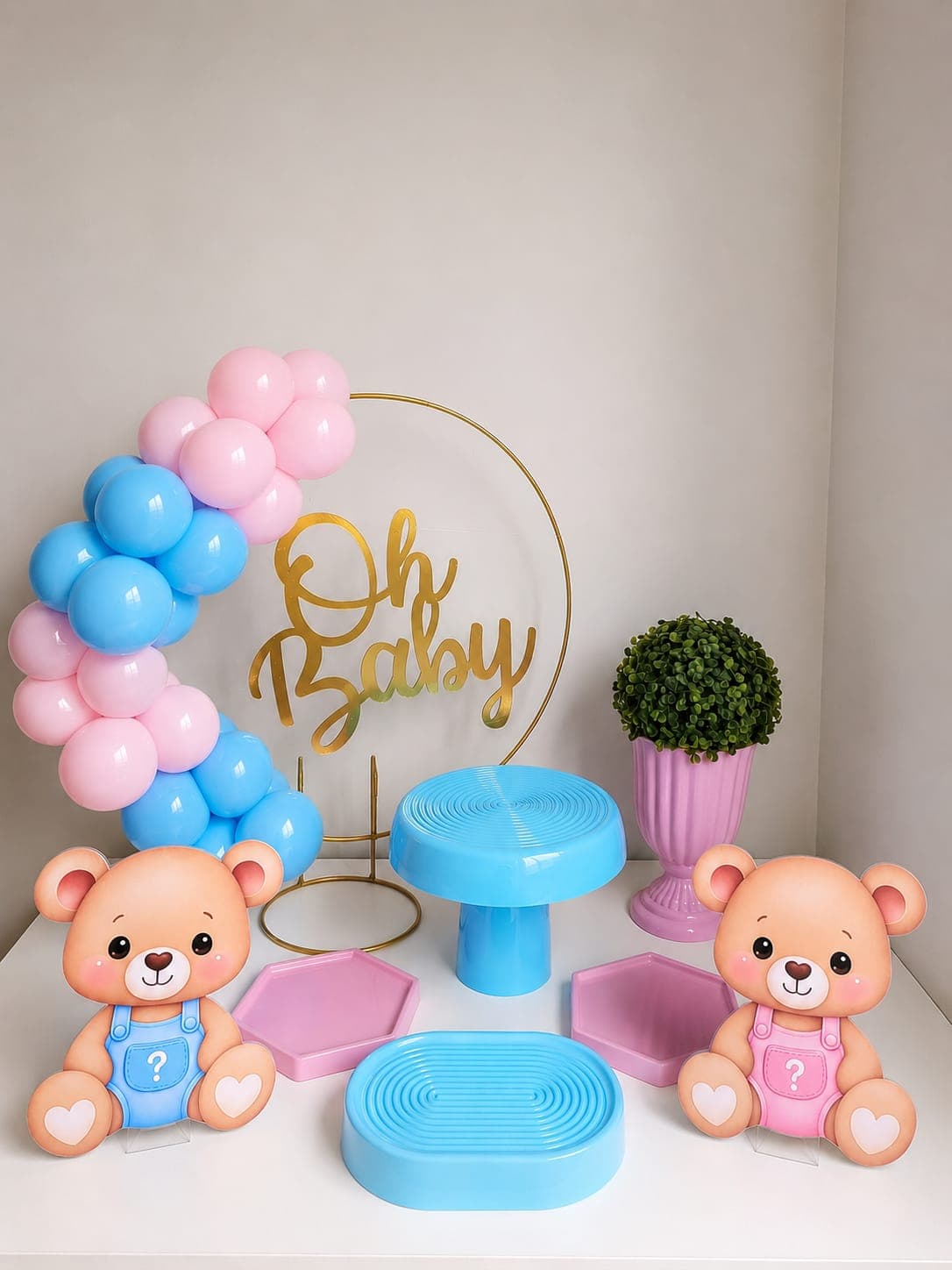 Decoração Chá Revelação Ursinho